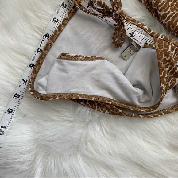 Burberry Animal Print Triangle Bikini - Picture 5 of 11